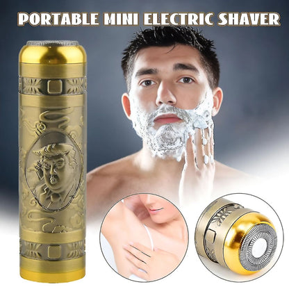 A8 Portable Electric Mini Shaver for Men – USB Rechargeable Razor & Beard Trimmer for Travel & Home