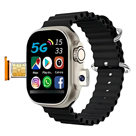 BW10 Pro 4G Smartwatch with HD Display, SIM Support, Hidden Camera, and Fitness Tracking