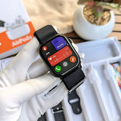 Series 10 Smartwatch With AirPods And 7 Straps